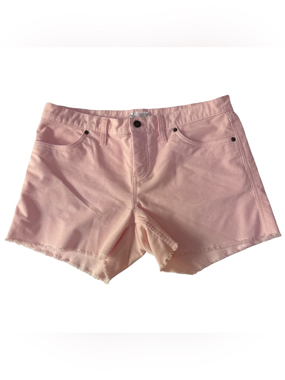 Carve Design Oahu Cutoff Corduroy Shorts Blush Pink Sz 8